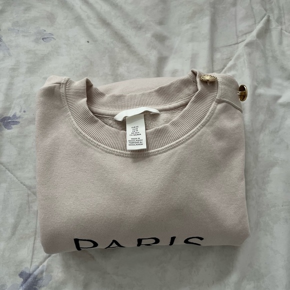 H&M cream Paris crewneck - Picture 4 of 4